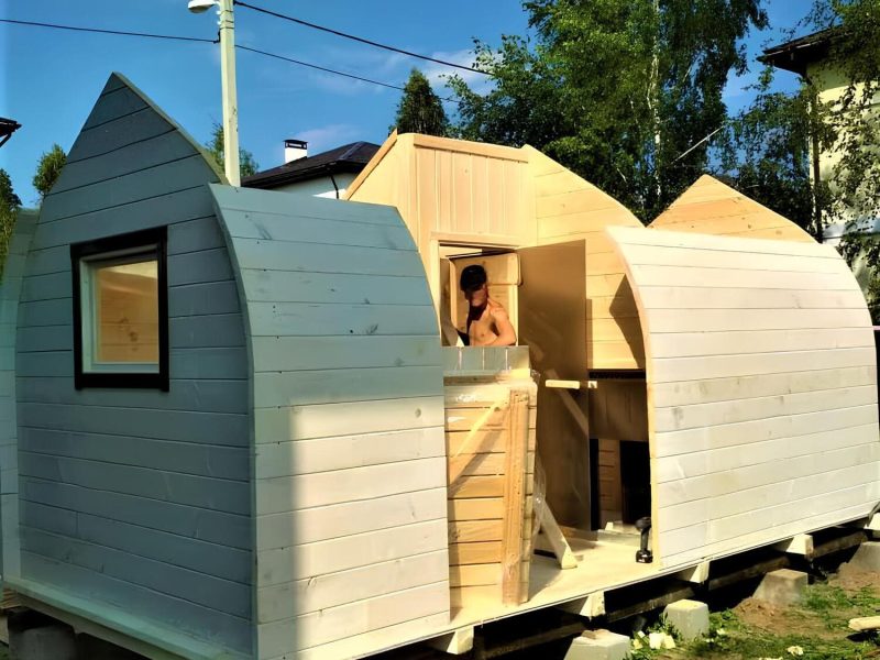 Баня Викинг 5 х 2.4 х 2.4 м.​